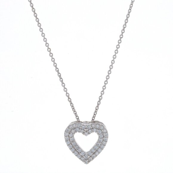 ネックレス・ペンダント [Rita monica] Big Heart Pendent Necklace 3399080155-a.png
